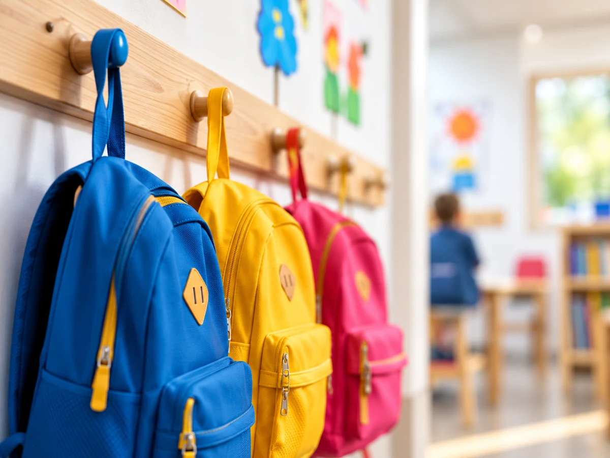 Des cartables colorés à l’école