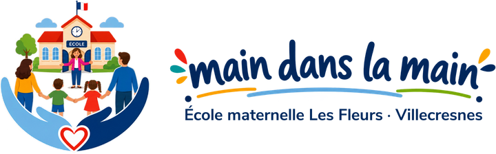 Main dans la main – École maternelle Les Fleurs, Villecresnes – accueil